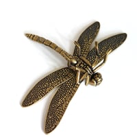 Image 3 of Dragonfly - Miniature Brass Insect Ornament