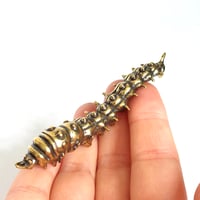 Image 3 of Caterpillar - Brass Insect Ornament