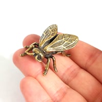 Image 3 of Honey Bee - Brass Insect Ornament