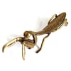 Mantis - Brass Insect Ornament