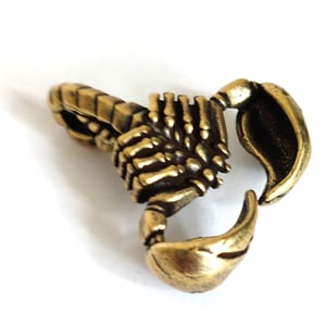 Image of Scorpion - Miniature Brass Insect Ornament