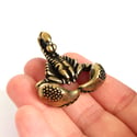 Scorpion - Miniature Brass Insect Ornament