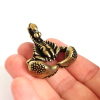 Image 3 of Scorpion - Miniature Brass Insect Ornament