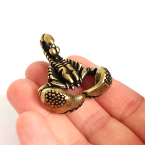 Image of Scorpion - Miniature Brass Insect Ornament