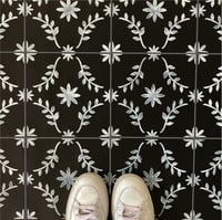 Image 1 of Roma Tile Stencil for Floors, Tiles and Walls - DIY Floor Project