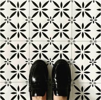 Image 1 of Clementina Tile Stencil for Floor and Walls Tiles - Moroccan Stencil, S,M,L,XL,XXL