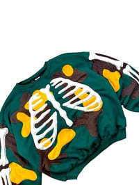 Image 5 of Reworked Toxic Ribcage 3D Puff Sweatshirt Size XL