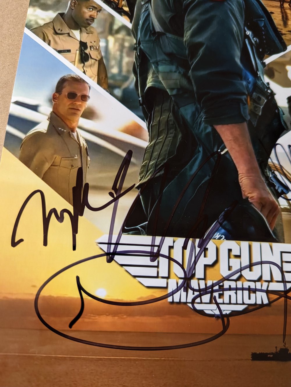 Top Gun Maverick Multi Cast Signed 12x8