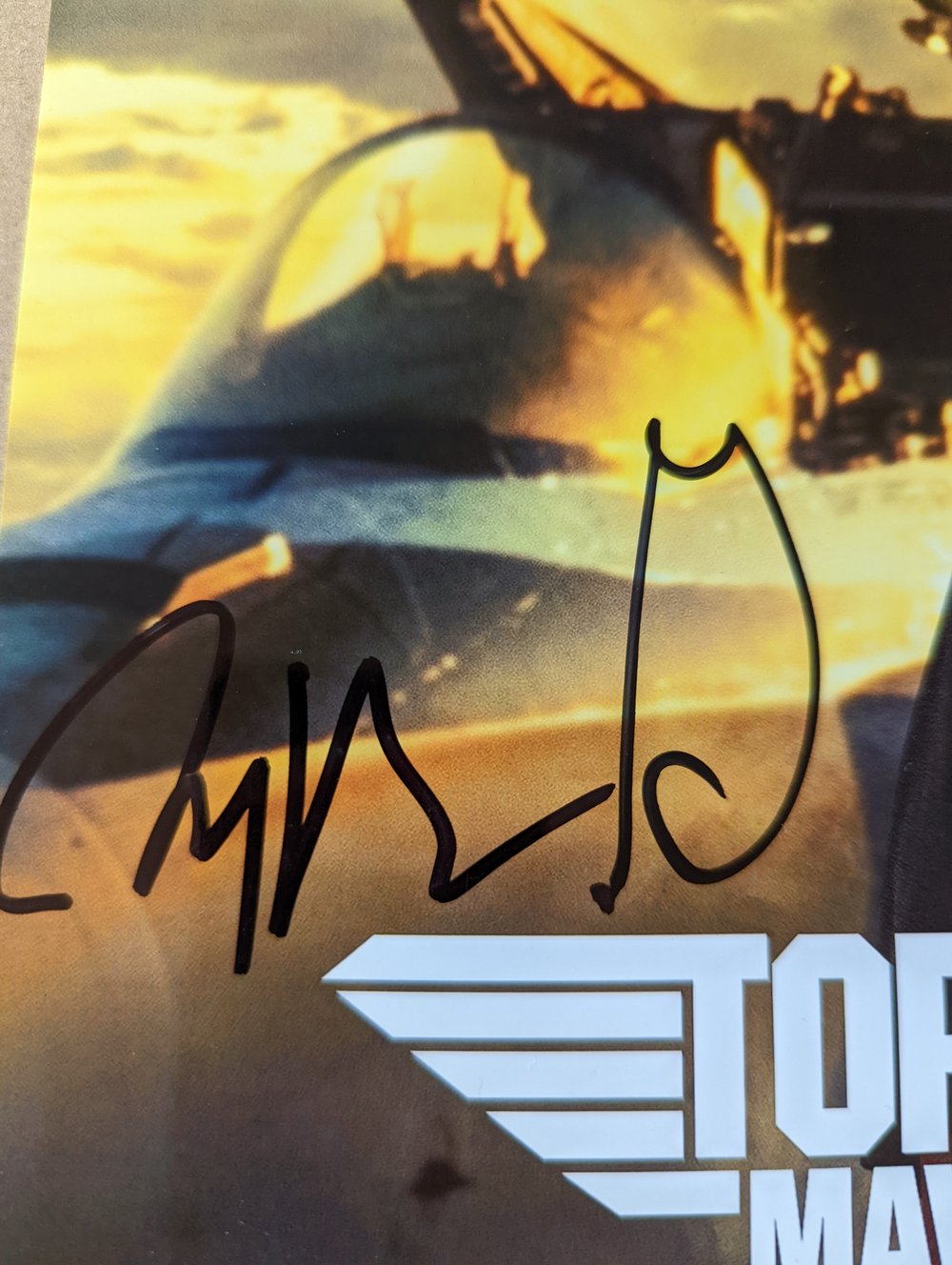 Top Gun Maverick Cast (5) Signed 12x8