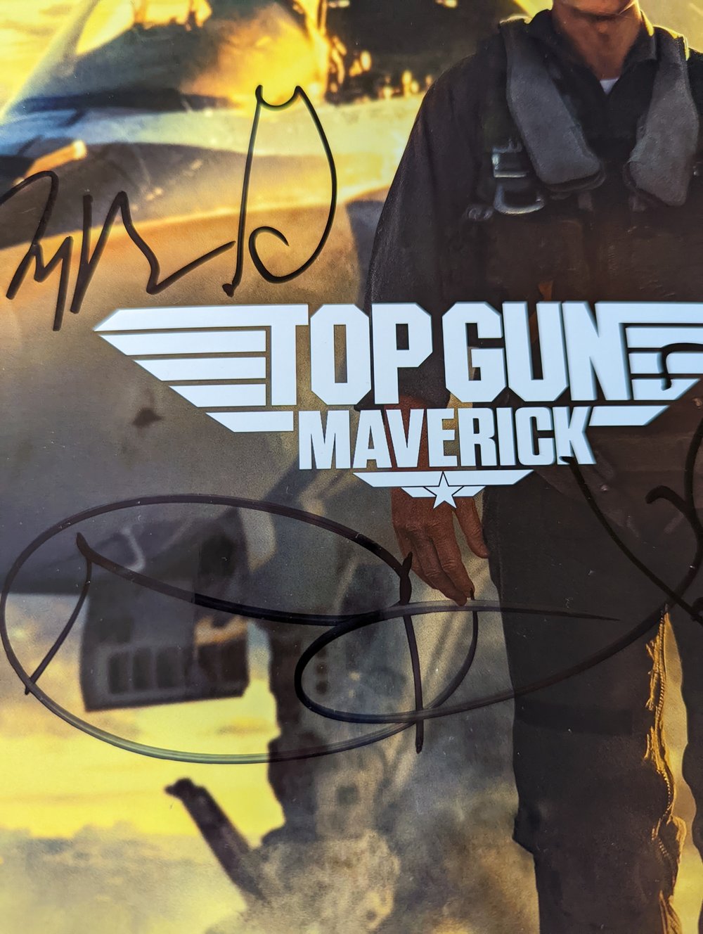 Top Gun Maverick Cast (5) Signed 12x8