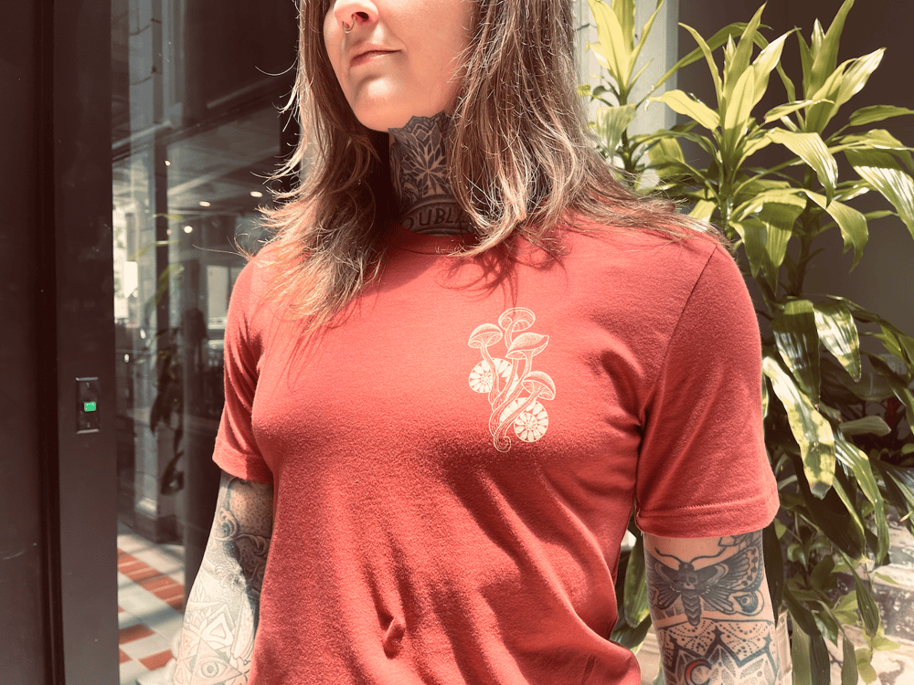 Image of Mushroom Tee - Rust