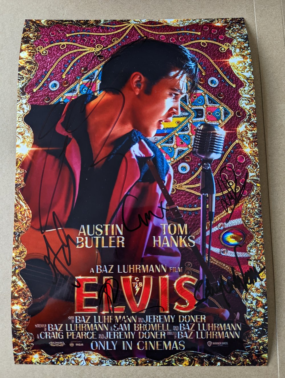 Elvis Multi Signed (7) Cast 12x8 Photo