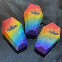 Rainbow Bat Coffin Bath Bomb