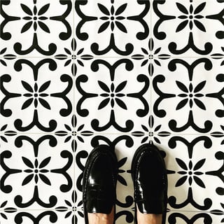 Medina Floor Stencil for floors, walls, furniture and fabric. Moroccan ...