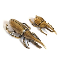 Image 1 of Hercules Beetle - Miniature Brass Insect Ornament