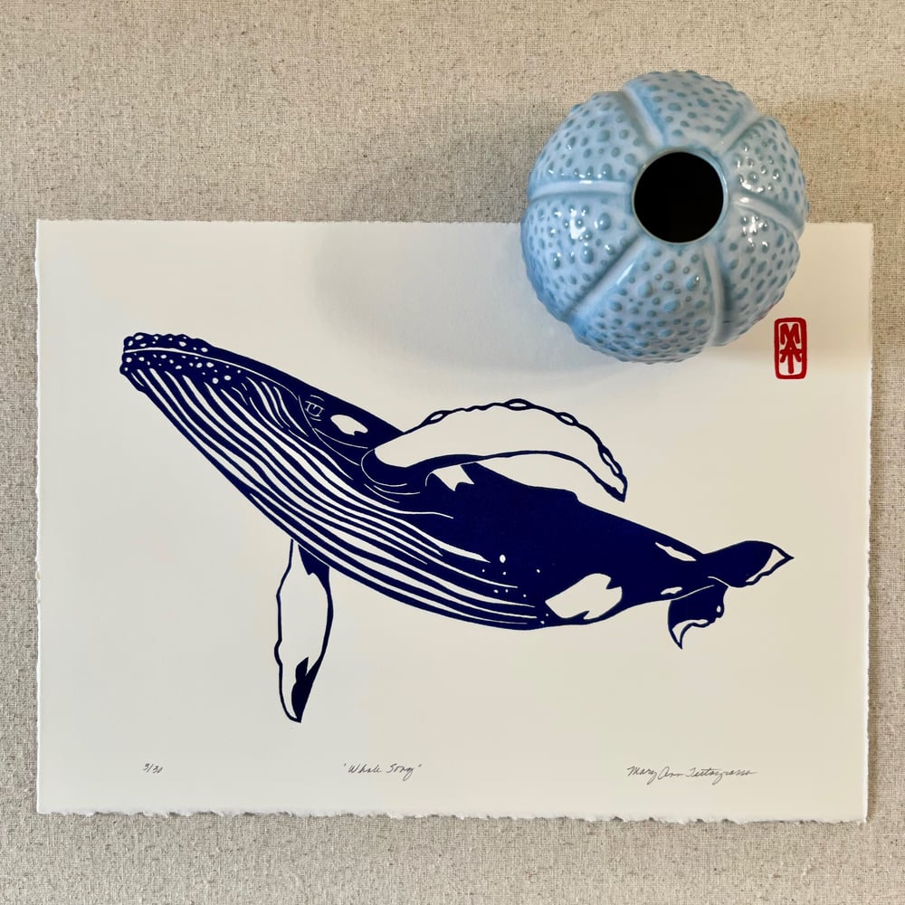 Image of Whale Song - Deep Blue - ONLY TWO LEFT