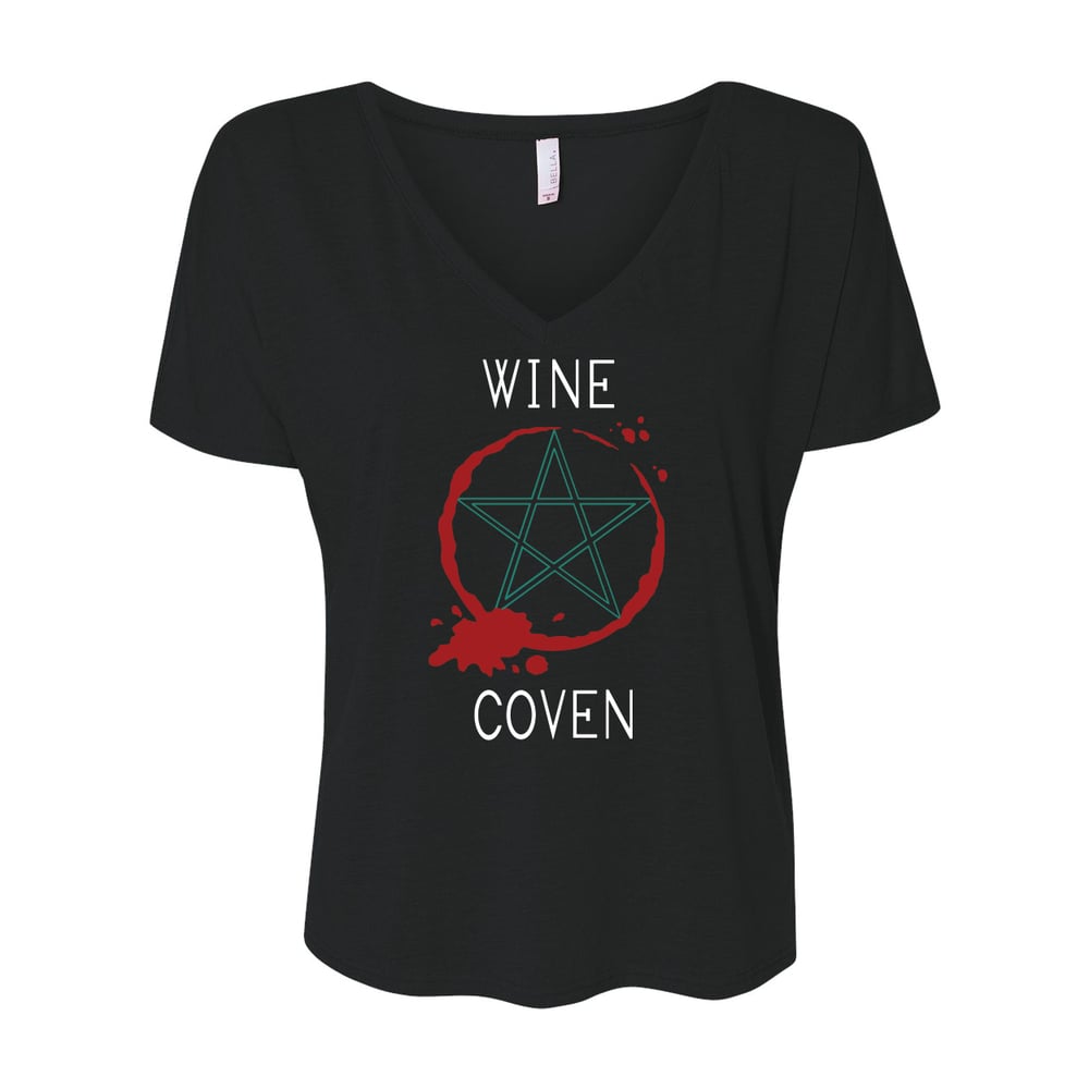 Image of Wine Coven V-neck T-shirt
