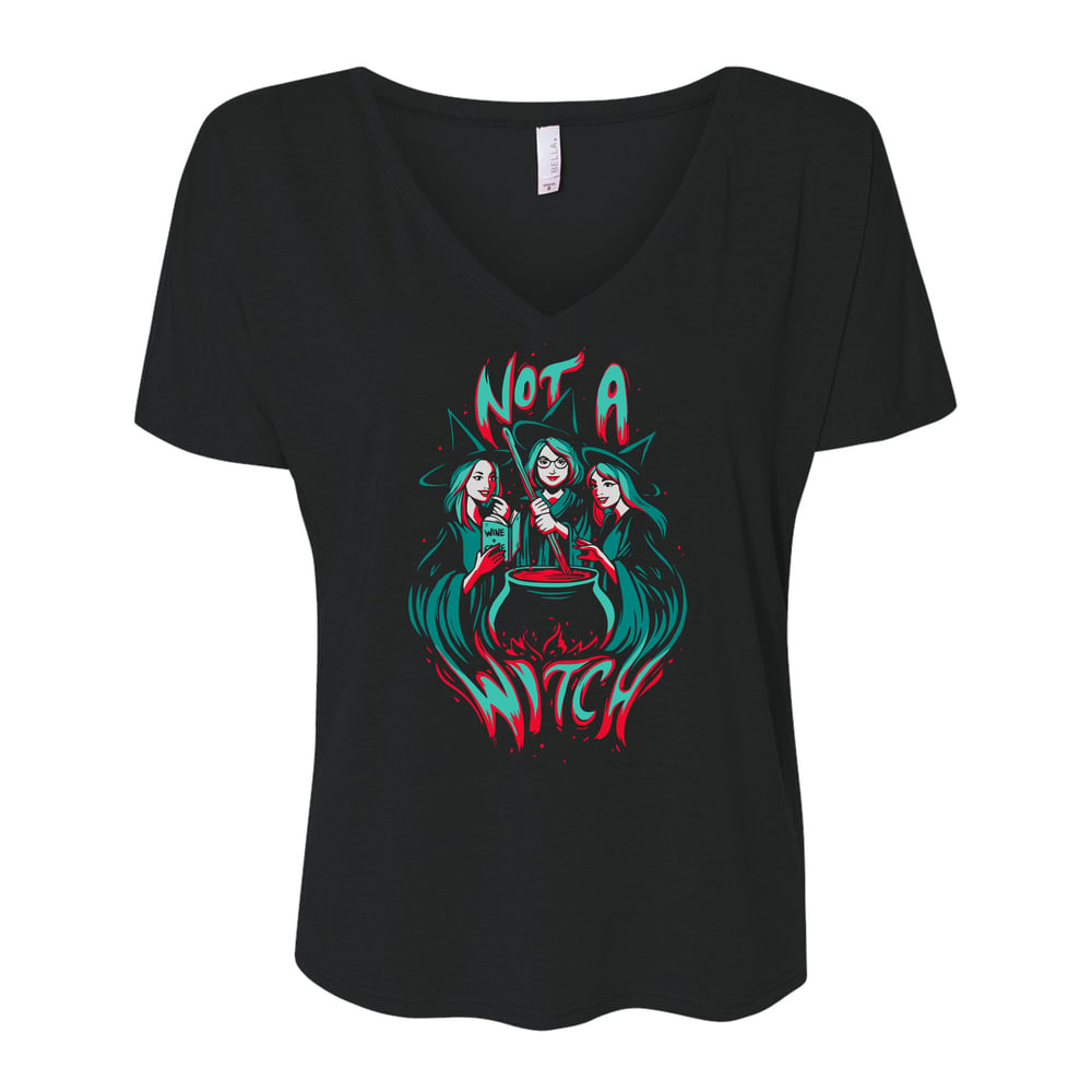 Image of Not A Witch V-neck T-shirt