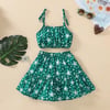 Green 2 Pc Floral