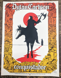 Image 2 of Dylan Carlson: Conquistador poster. Artwork by Caitlin Mattisson and Alan Forbes.