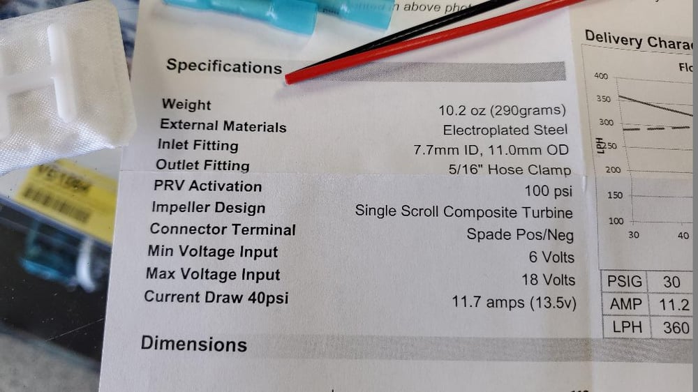 DeatschWerks FK8/CV2/FC1-3/FK7 Civic & Type R 340lph DW300C