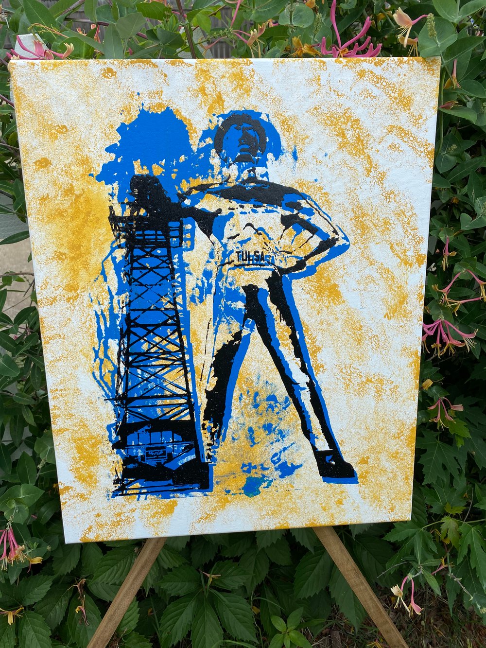 Tulsa Golden Driller Canvas Print 15X20