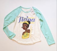 Image 1 of Girls’ Disney Princess Tiana Long Sleeve T-Shirt