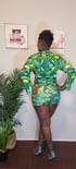 Floral Green Short Set Image 4