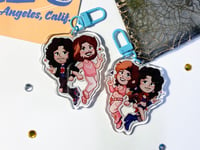 Image 2 of Game Gyaru / Game Grumps Glittery 2.5in Acrylic Charm