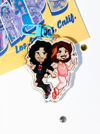 Image 4 of Game Gyaru / Game Grumps Glittery 2.5in Acrylic Charm