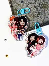 Image 1 of Game Gyaru / Game Grumps Glittery 2.5in Acrylic Charm