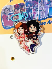 Image 3 of Game Gyaru / Game Grumps Glittery 2.5in Acrylic Charm