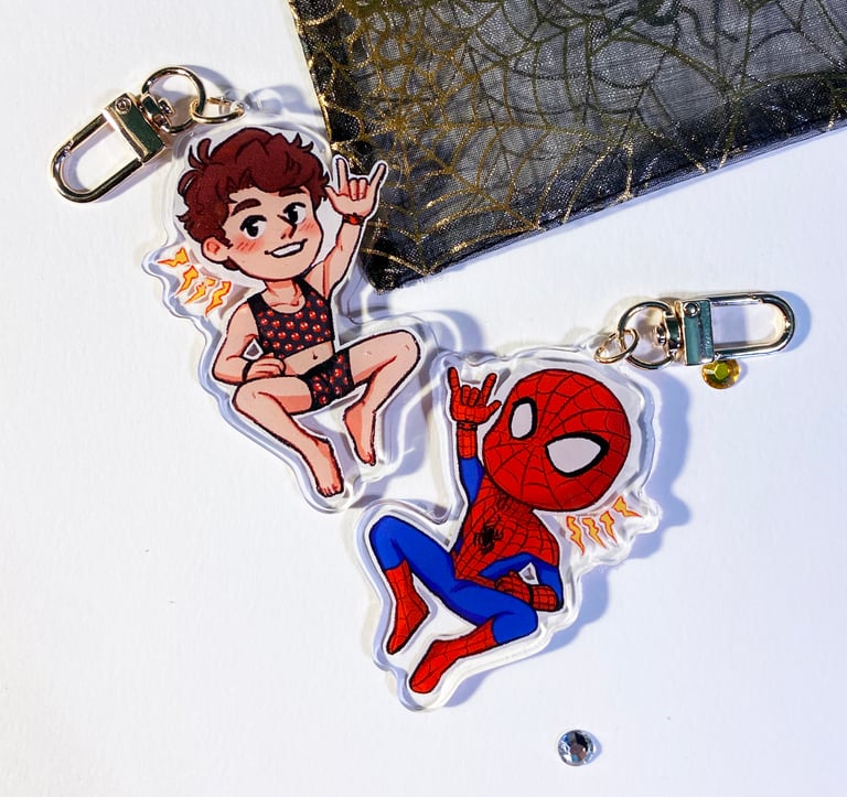 Peter Parker 2.5in Acrylic Charm