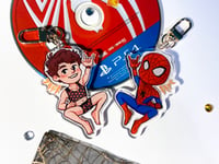 Image 2 of Peter Parker 2.5in Acrylic Charm