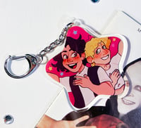 Image 4 of Bill and Ted Star-Shaped Collab Acrylic 2.5in Charm