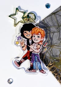 Image 3 of Bill & Ted 2.5in Acrylic Charm