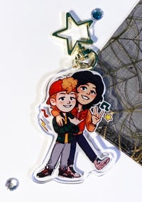 Image 4 of Bill & Ted 2.5in Acrylic Charm