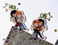 Image 1 of Bill & Ted 2.5in Acrylic Charm