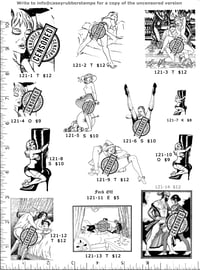 X-Rated Rubber Stamps P121