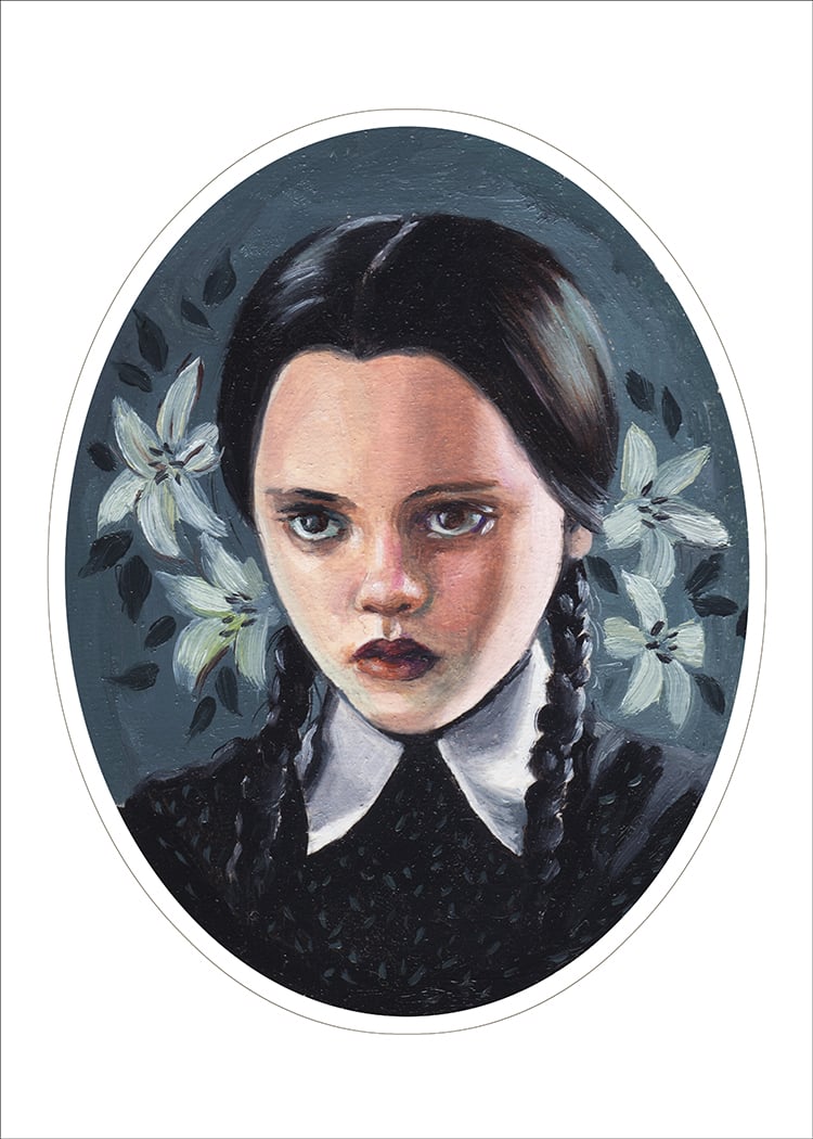 Jel Ena — Wednesday Addams Limited edition print