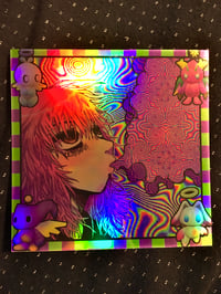 DW HOLOGRAPHIC STICKER