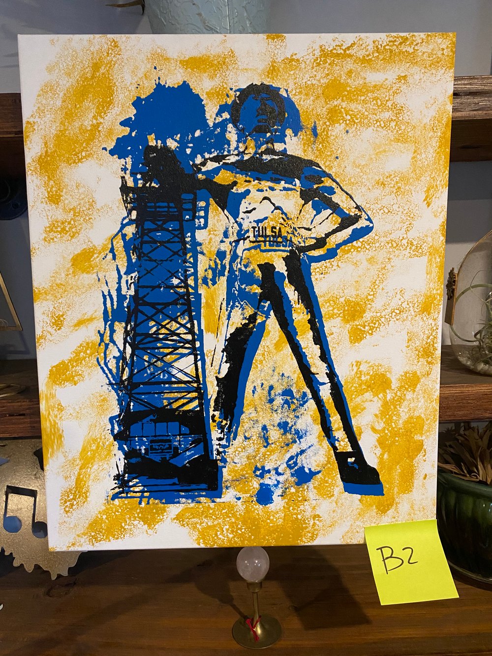 Tulsa Golden Driller Canvas Print 15X20