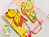 Image 1 of ffxiv scholar fairies enamel set