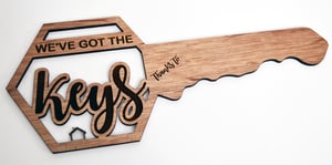 Image of Real Estate Key | Personalized and Engraved Sold Sign