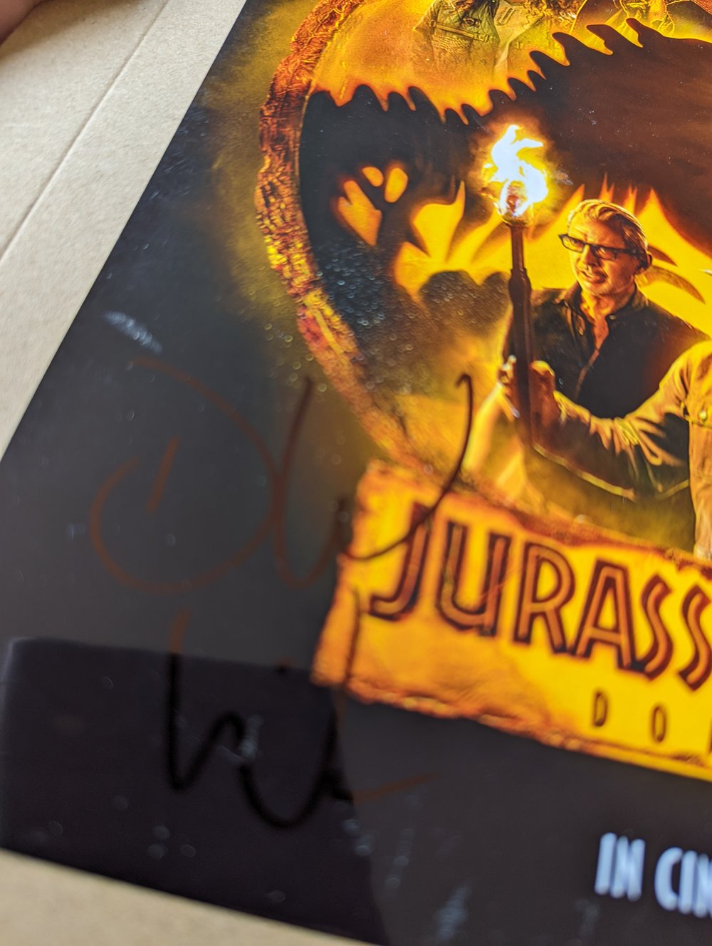 Jurassic World Multi Cast (4) Signed 10x8