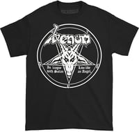 Image 1 of IN LEAGUE WITH SATAN T-SHIRT