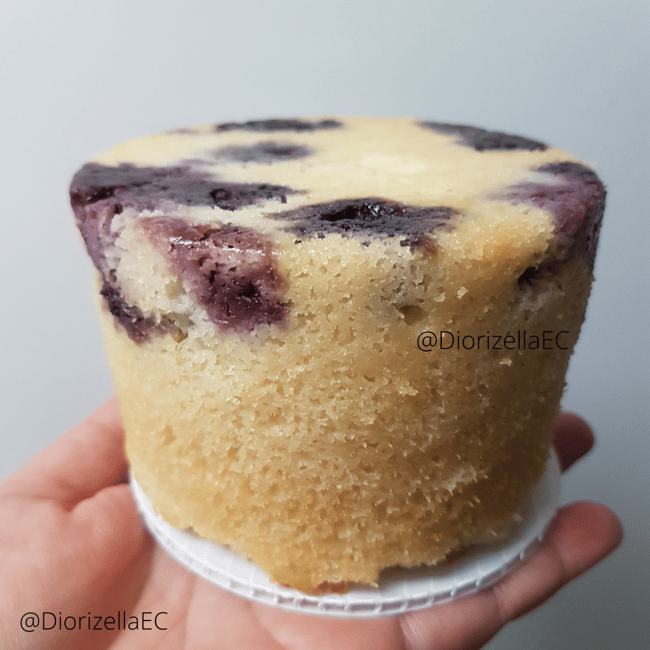 Receta Bizcocho de limon y blueberry mojadito -español-