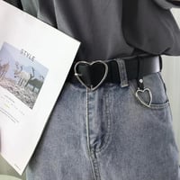 Double Heart Buckle Belt