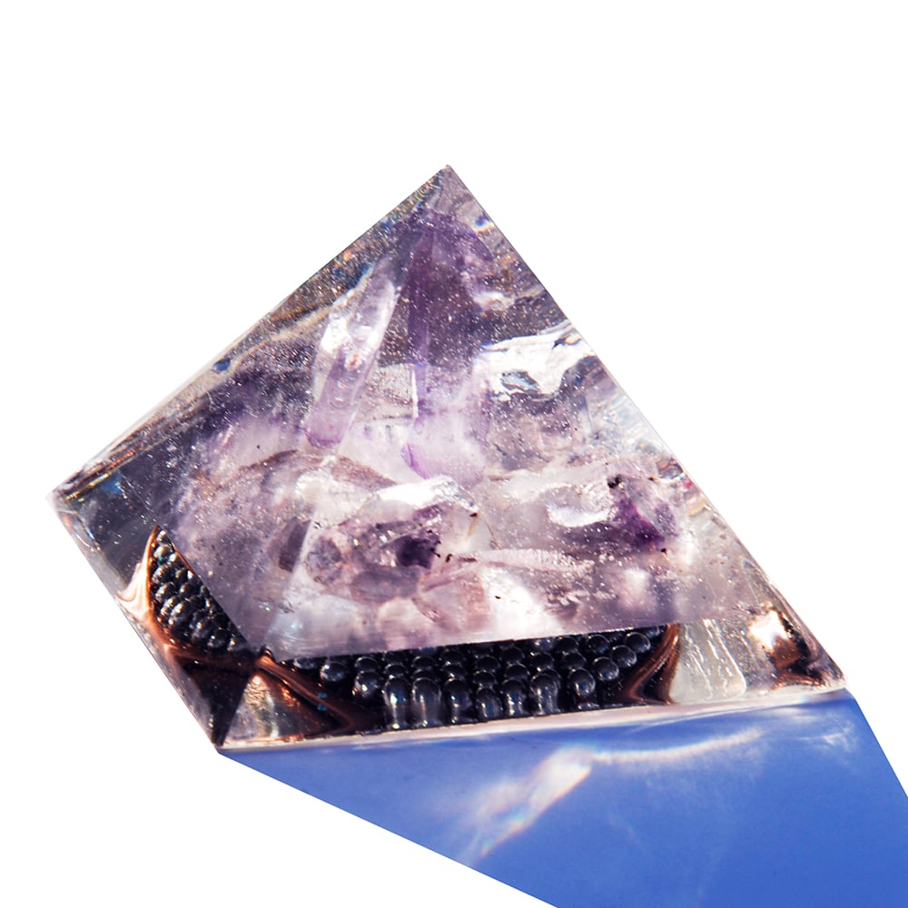 Image of Medium:  Violet Aura Quartz/Lepidolite/Amethyst/SL - 10