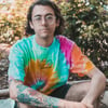 Embroidered Cute Elephant Tie-Dyed Tee - Online Exclusive